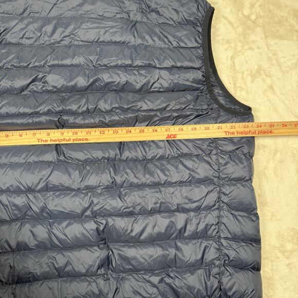 Polo Ralph Lauren Down Puffer Vest Navy Blue Red Pony Men's Size XL EUC - Picture 6 of 9